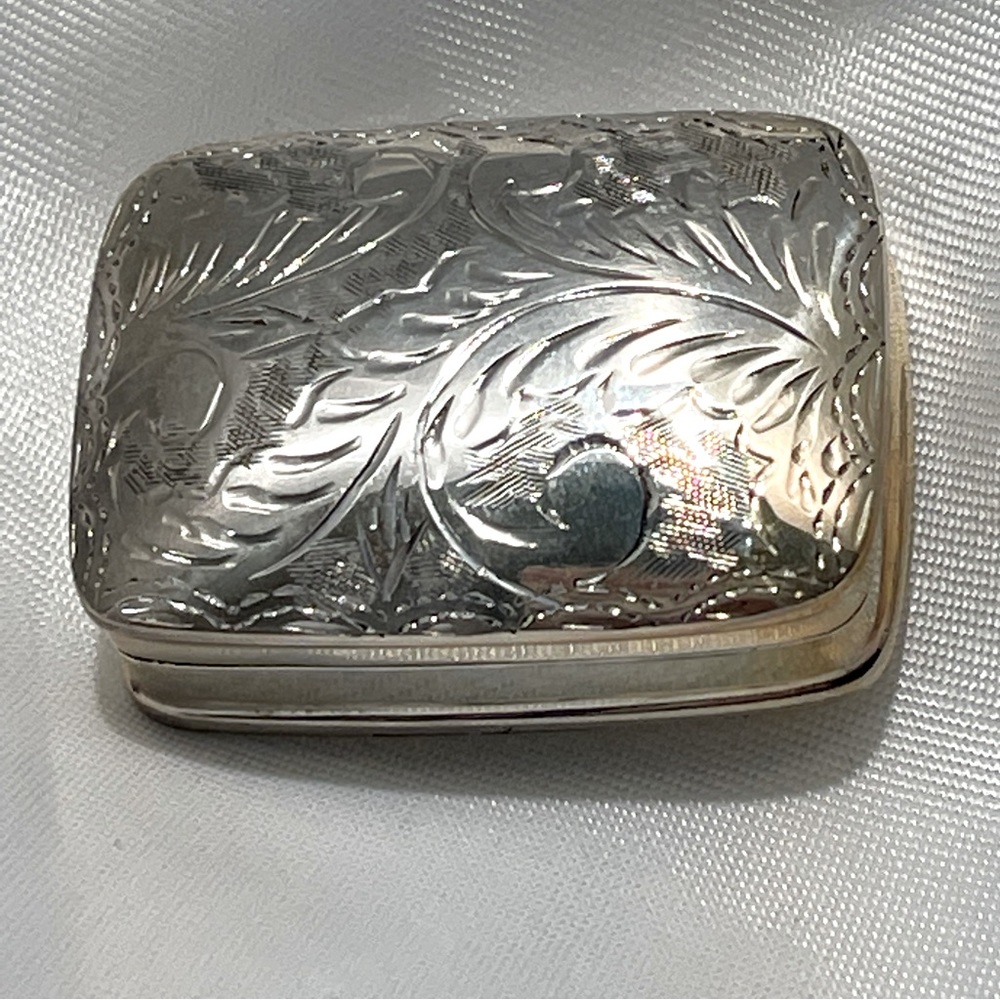 Sterling Silver Trinket Box
